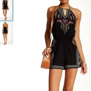 Flying Tomato Keyhole Halter Romper